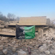 Hamas leader's home, destroyed