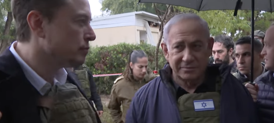 Elon Musk and netanyahu