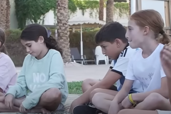kids from kibbutz be'eri