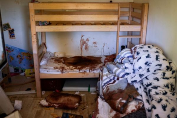 Israel Palestinians Battered Kibbutz