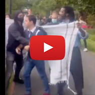 An anti-Israel protest led to the harassment of a Jewish student at Harvard University.