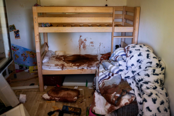Israel Palestinians Battered Kibbutz