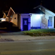 Ramming attack scene, Indianapolis