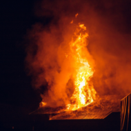 house burning