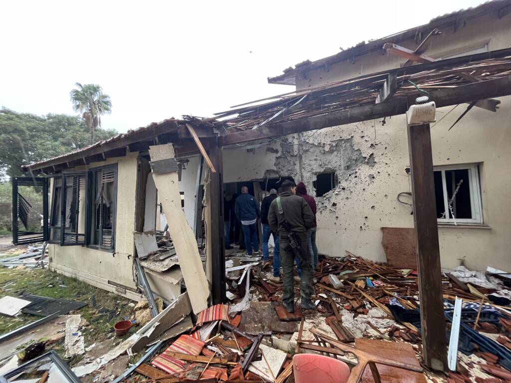 Beeri home destroyed in Hamas Oct. 7 massacre
