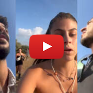 Partygoers at the Supernova Psy-Trance Festival