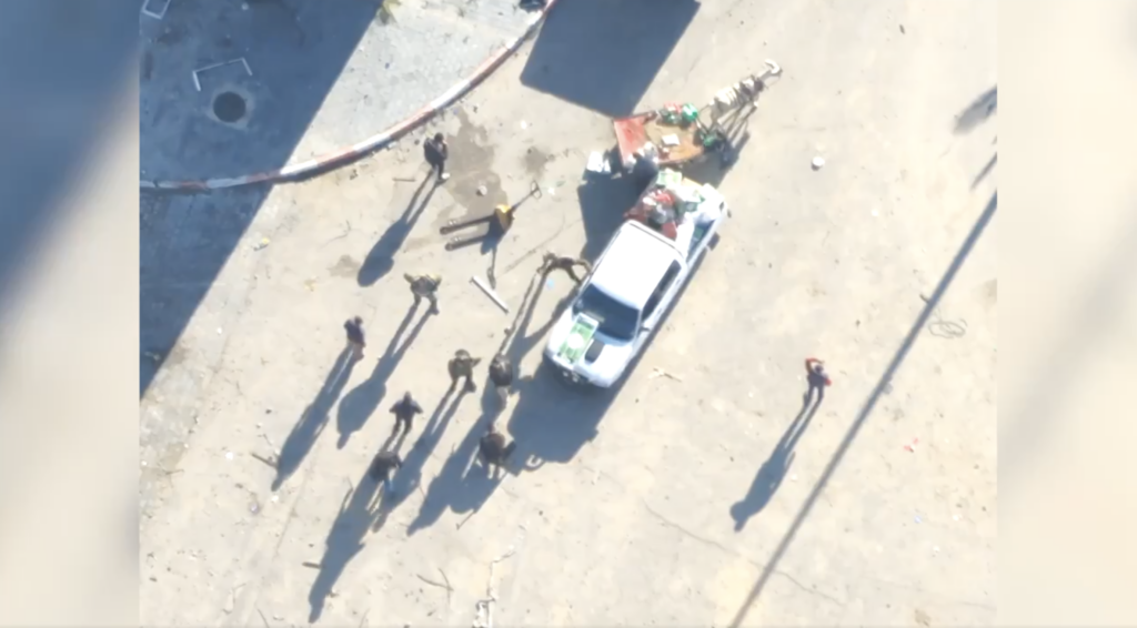 Hamas terrorists stealing aid