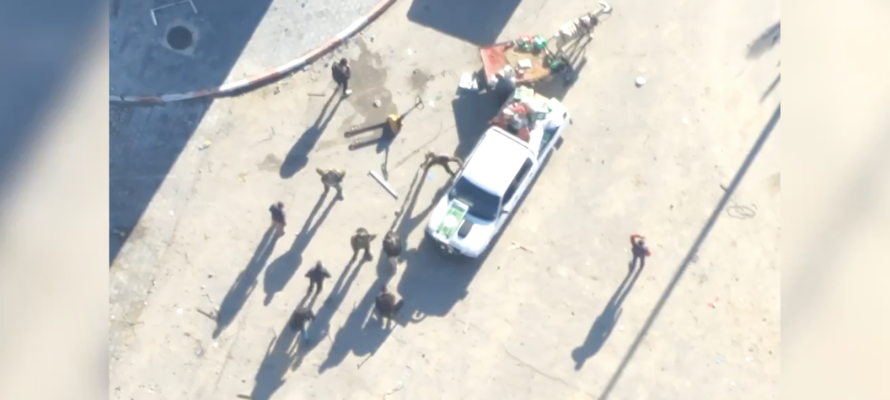 Hamas terrorists stealing aid
