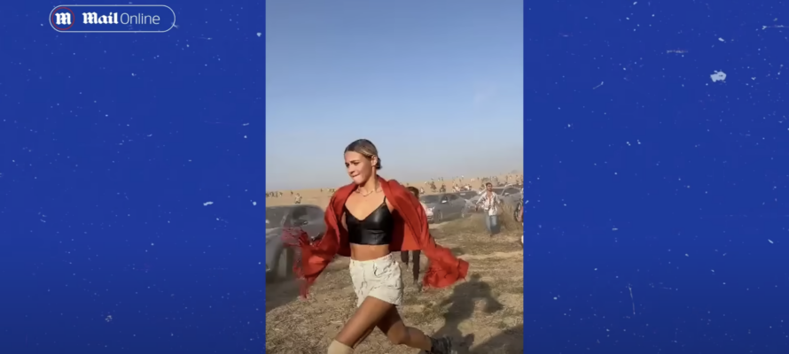 lady in red