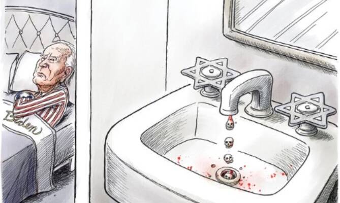 antisemitic cartoon