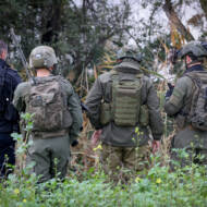 IDF soldiers in north of Israel