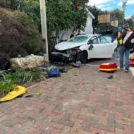 terror attack scene Raanana