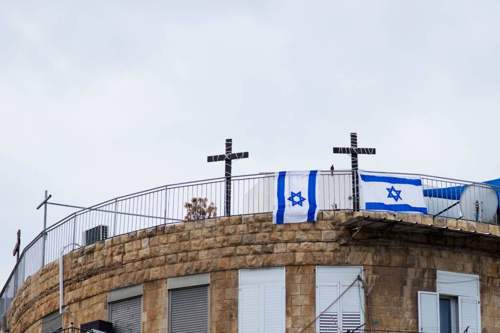 Crosses flags