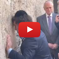 Javier Milei at the Western Wall