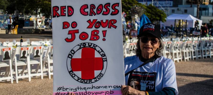 red cross hostages