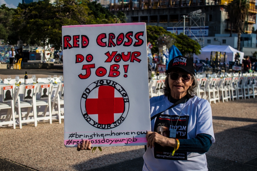 red cross hostages