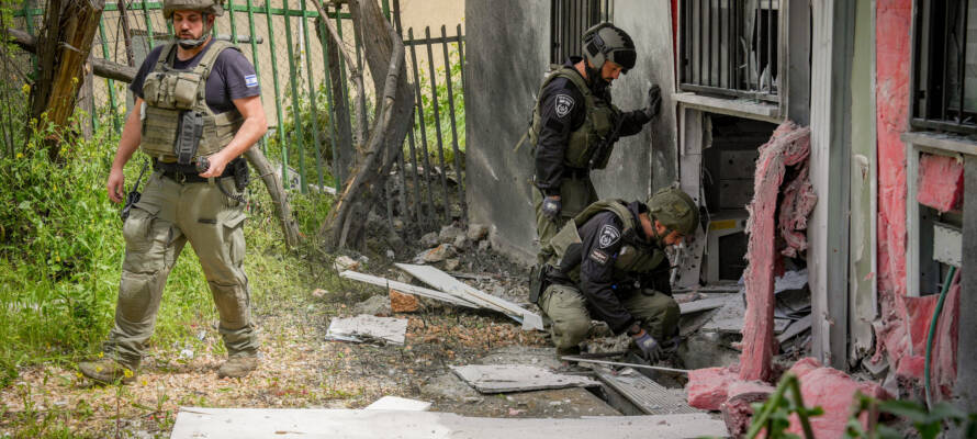 Hezbollah rocket impacts