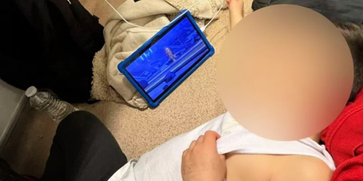 child at UK hospital