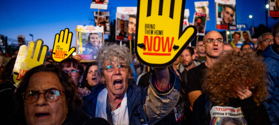 hostage rally