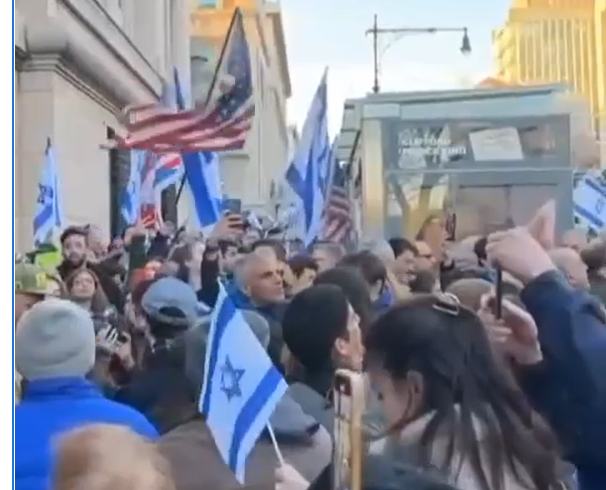 pro-Israel protest
