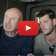 Dr Phil and Yair Pinto visit kibbutzim devastated by Hamas (Youtube screenshot)