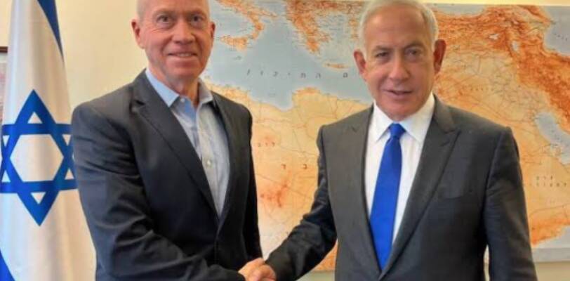 Benjamin Netanyahu and Yoav Gallant
