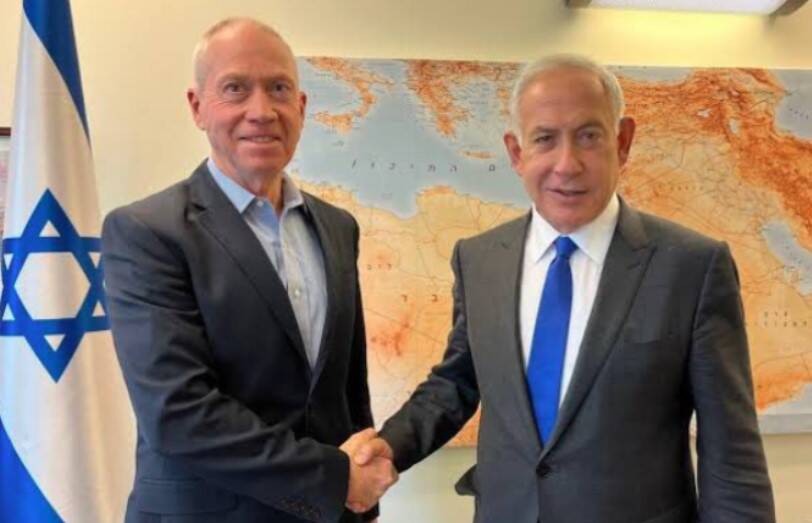 Benjamin Netanyahu and Yoav Gallant