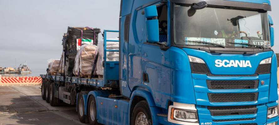 Gaza pier aid