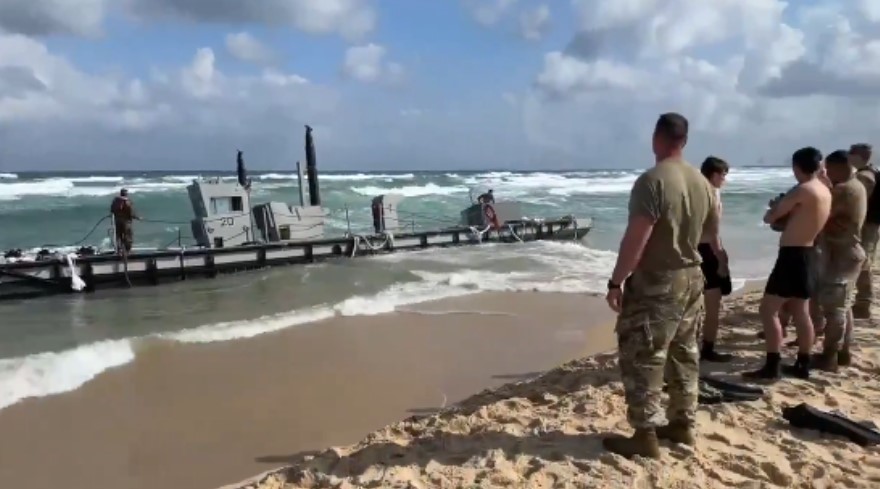 Gaza pier