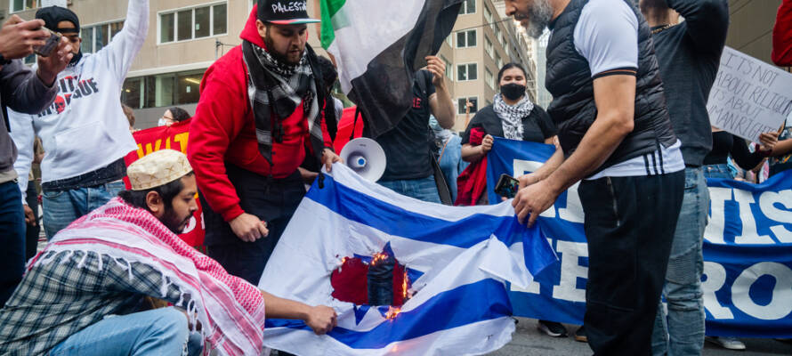 anti-Israel protest