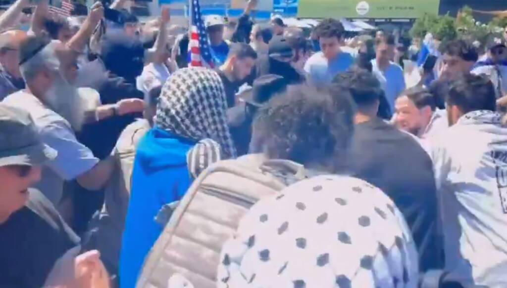 antisemitic fights LA