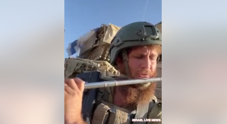 soldier playing flute