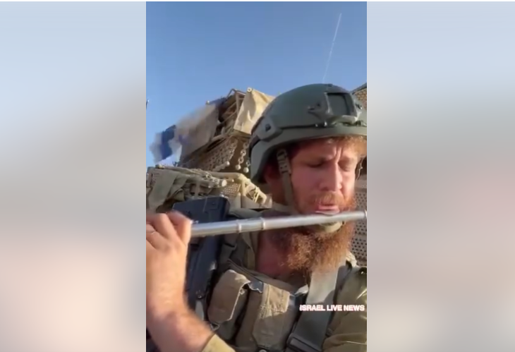 soldier playing flute