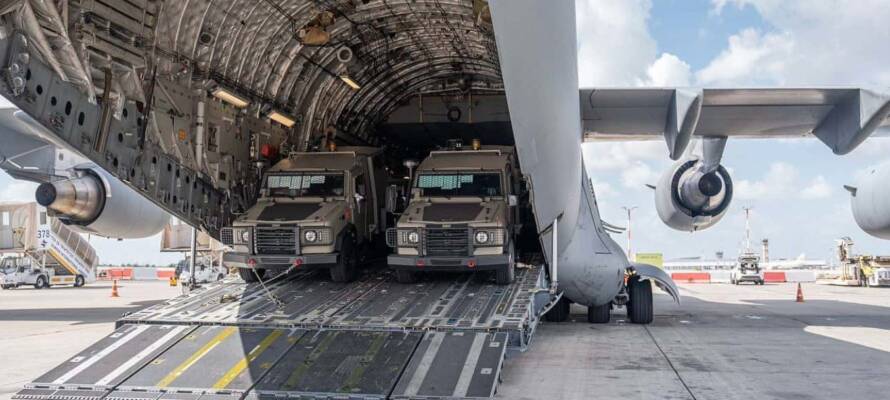 US military supplies