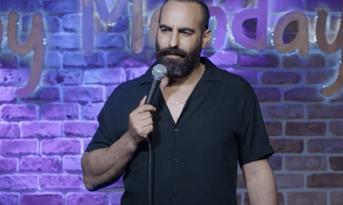 Yohai Sponder Israeli comedian (YouTube screenshot)