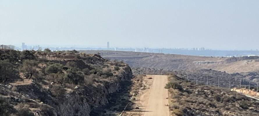 View of central Israel from Samaria.