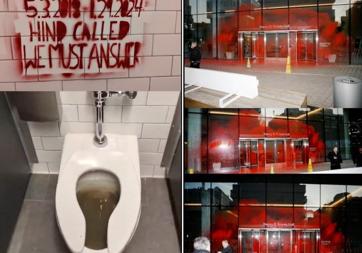 Vandalism at Columbia University
