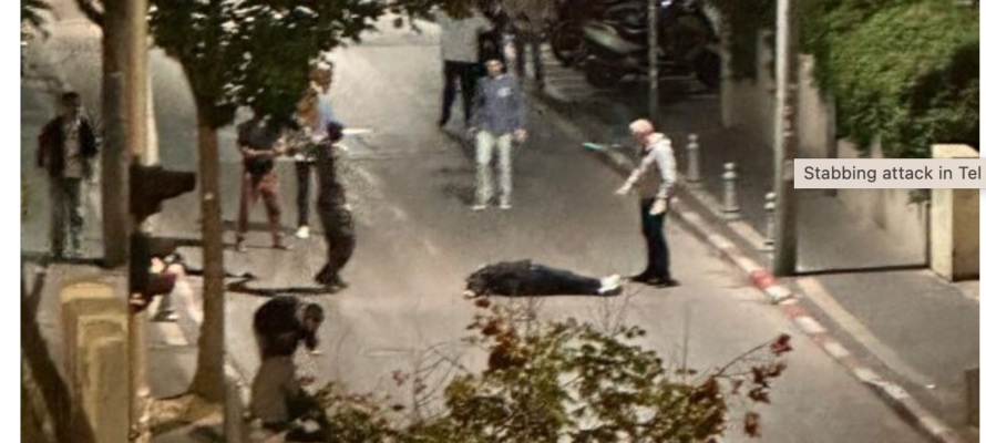 A terrorist who stabbed and wounded 6 Israelis lies dead (X Screenshot)
