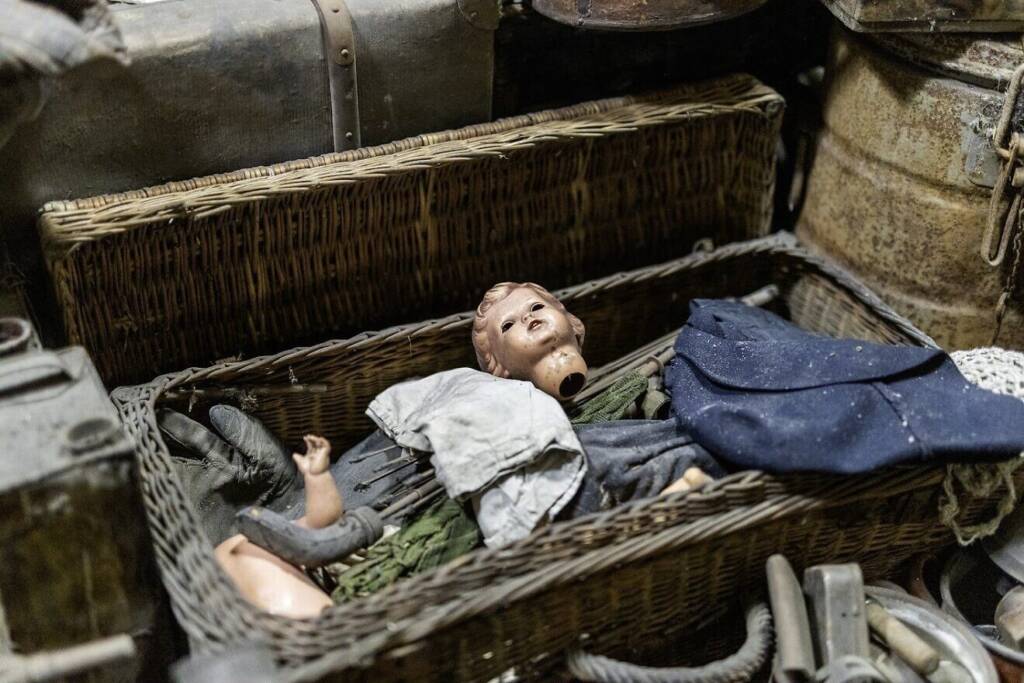 Among the items recovered from Auschwitz