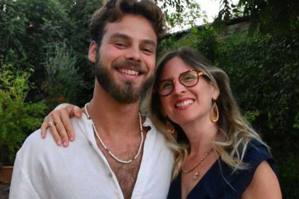 Alon Ohel with his mother, Idit