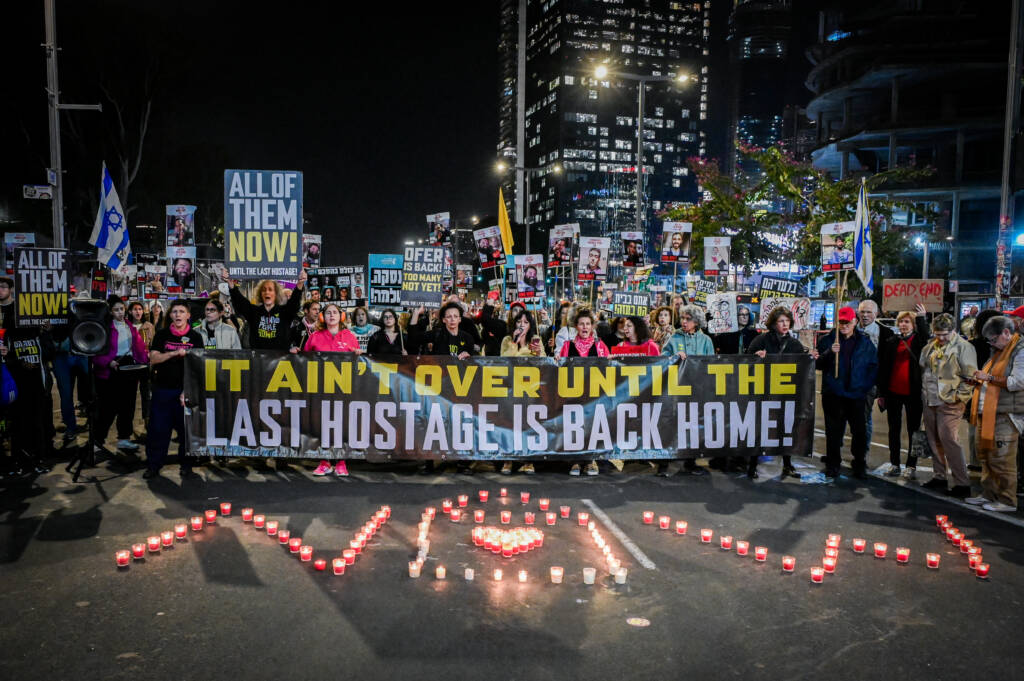 hostage rally