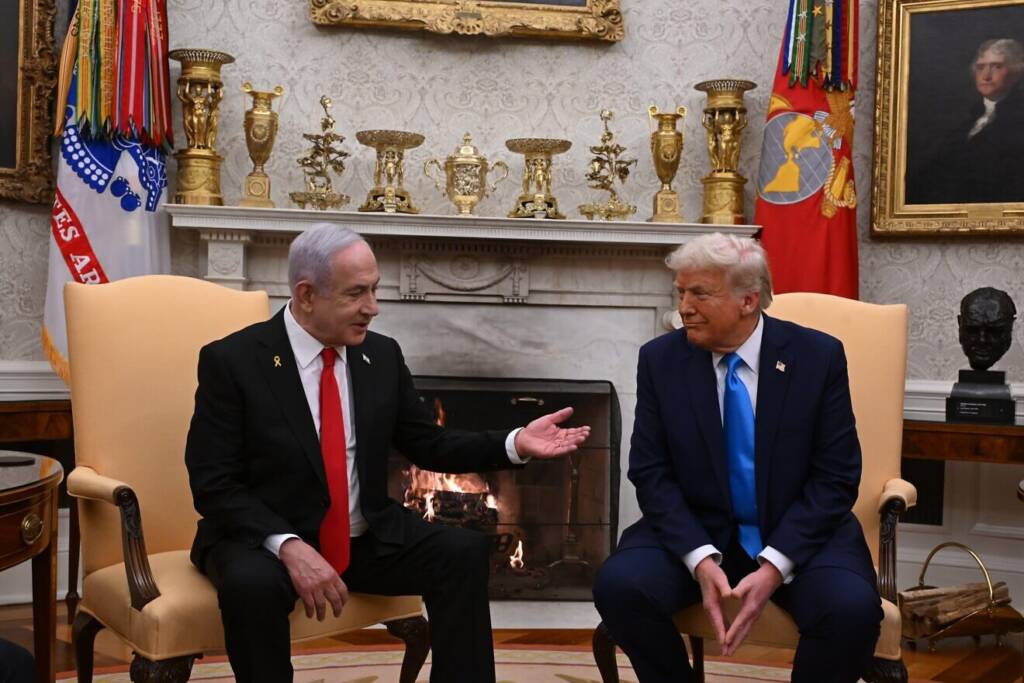 Netanyahu and Trump at White House
