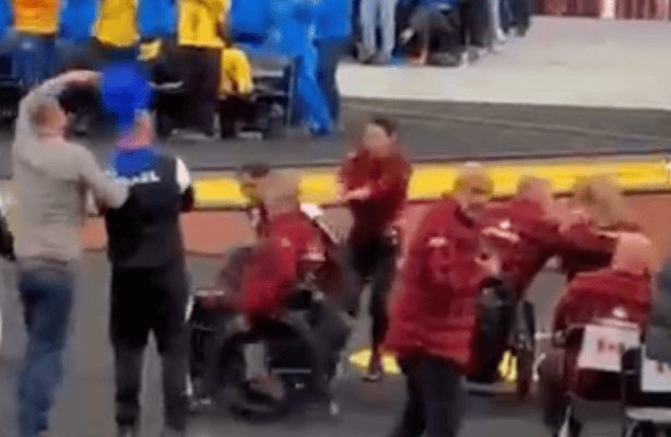 Disabled Israeli and Canadian veterans dance at Invictus Games, 2025 (Israelonline screenshot)