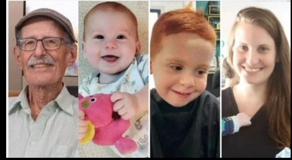 deceased hostages Oded Lifschitz, Kfir Bibas, Ariel Bibas and Shiri Bibas (Facebook)