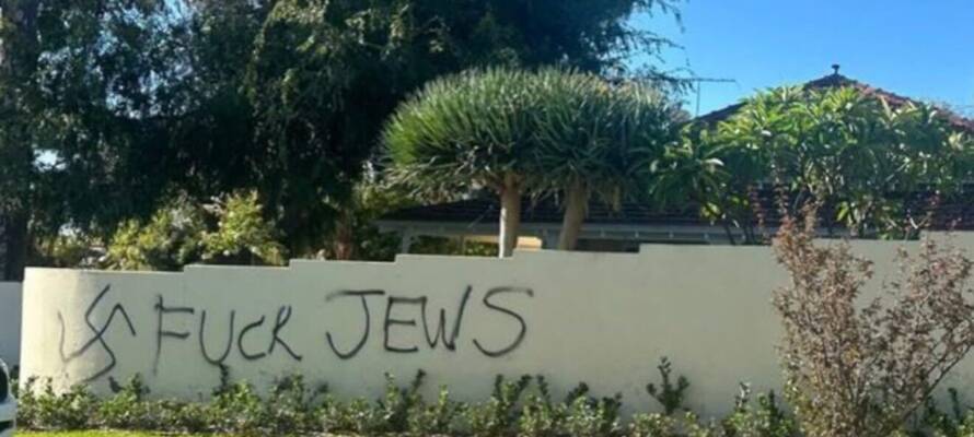 Antisemitic graffiti in Perth, Australia