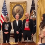 Trump meets with freed hostages.