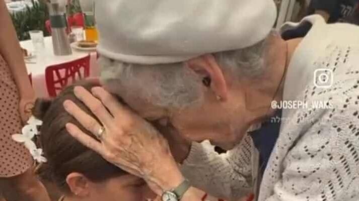 grandmother and IDF soldier