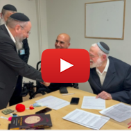 LTC Hadi Falah and rabbis