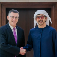 Israeli and UAE foreign ministers