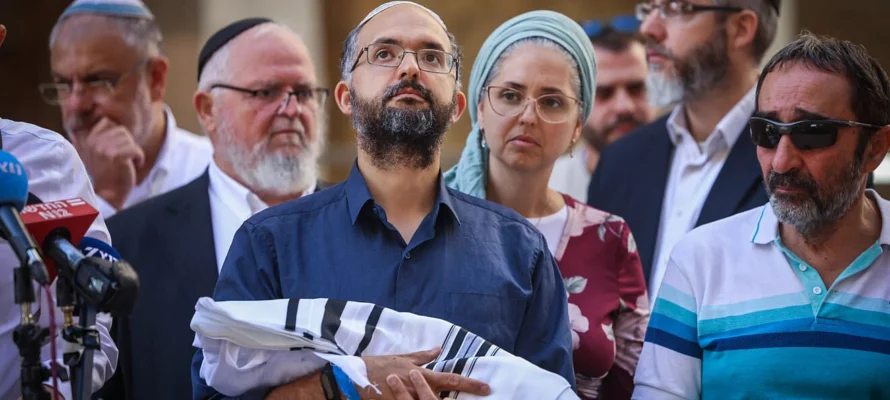 The funeral of Israeli infant Ravid Chaim Gez